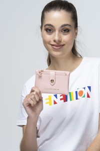 Benetton Soft Line Pembe Kadın Cüzdan BNT654