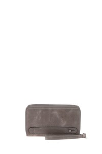  Bilik Deri  Gri Crazy Horse Unisex Portföy & Clutch Çanta AR P-715-CR