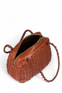  Gön Hand Made Taba Kadın Omuz Çantası Kirpi