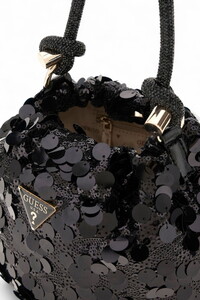  Guess Holiday Shıne Siyah Kadın El Çantası HWEG9538750
