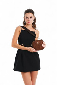 U.S. Polo Assn. Logo Detaylı Taba Kadın Çapraz Askılı Çanta US25627