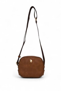  U.S. Polo Assn. Logo Detaylı Taba Kadın Çapraz Askılı Çanta US25627