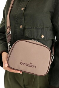  Benetton  Vizon-Kahve Kadın Çapraz Askılı Çanta BNT1648