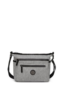 Smart Bags Kırçıllı Gri/Siyah Kadın Çapraz Askılı Çanta SMB1238