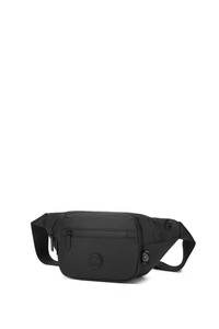  Smart Bags Gumi Siyah Unisex Bel Çantası SMB8652